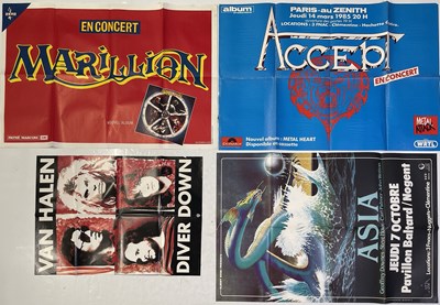 Lot 249 - HARD ROCK / METAL CONCERT POSTERS.