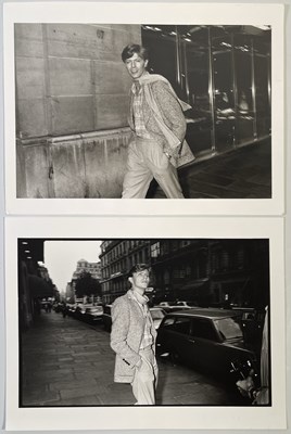 Lot 583 - DAVID BOWIE - PAIR OF VINTAGE PHOTO PRINTS.