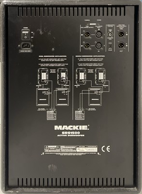 Lot 9 - MACKIE SUBWOOFER AND SPEAKERS.