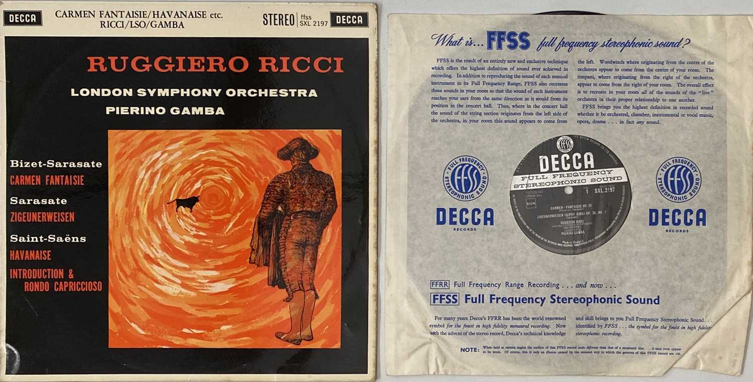 Lot 127 - RUGGIERO RICCI - CARMEN FANTASIE LP (DECCA