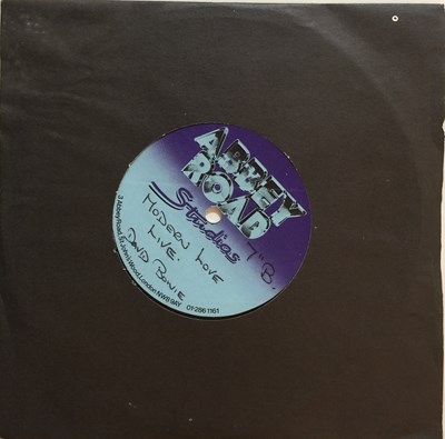 Lot 96 - DAVID BOWIE - MODERN LOVE LIVE (ABBEY ROAD 7" ACETATE RECORDING)