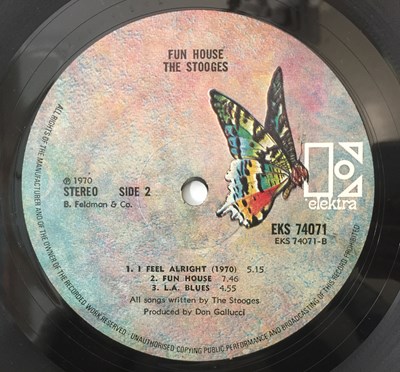 Lot 152 - THE STOOGES - FUN HOUSE LP (UK 2ND PRESS - ELEKTRA - EKS 74071)