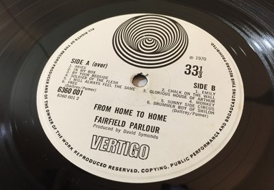 Lot 99 - FAIRFIELD PARLOUR - FROM HOME TO HOME LP (ORIGINAL UK VERTIGO SWIRL PRESSING - 6360 001)