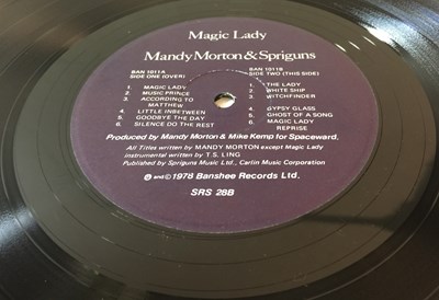 Lot 100 - MANDY MORTON AND SPRIGUNS - MAGIC LADY LP (ORIGINAL UK PRESSING - BANSHEE RECORDS BAN 1011)