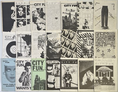 Lot 542A - PUNK/POST PUNK INTEREST - JOY DIVISION - ORIGINAL COPIES OF 'CITY FUN' ZINE.