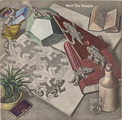 Lot 334 - MOTT THE HOOPLE - S/T LP (UK MISPRESS - PINK ISLAND - ILPS 9108)