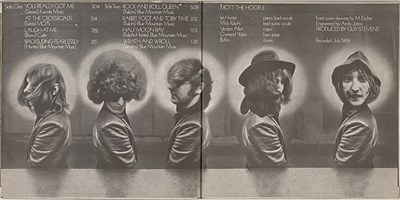 Lot 334 - MOTT THE HOOPLE - S/T LP (UK MISPRESS - PINK ISLAND - ILPS 9108)