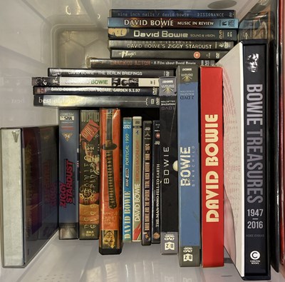 Lot 565 - DAVID BOWIE - DVD / VHS / CD BOXSETS.