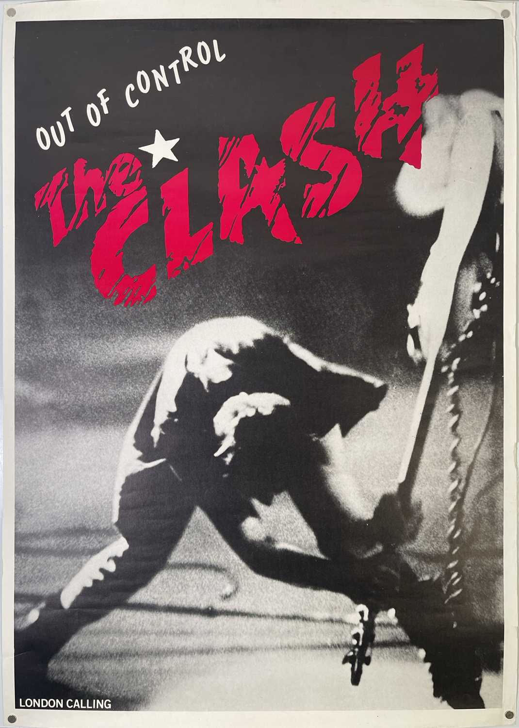 Lot 533 - THE CLASH - C 1984 LONDON CALLING POSTER.
