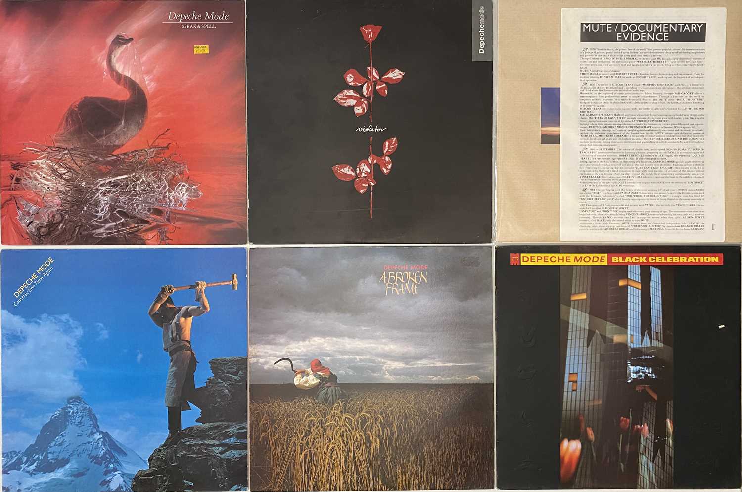 Lp Mode Book Lot 359 - DEPECHE MODE - LP PACK