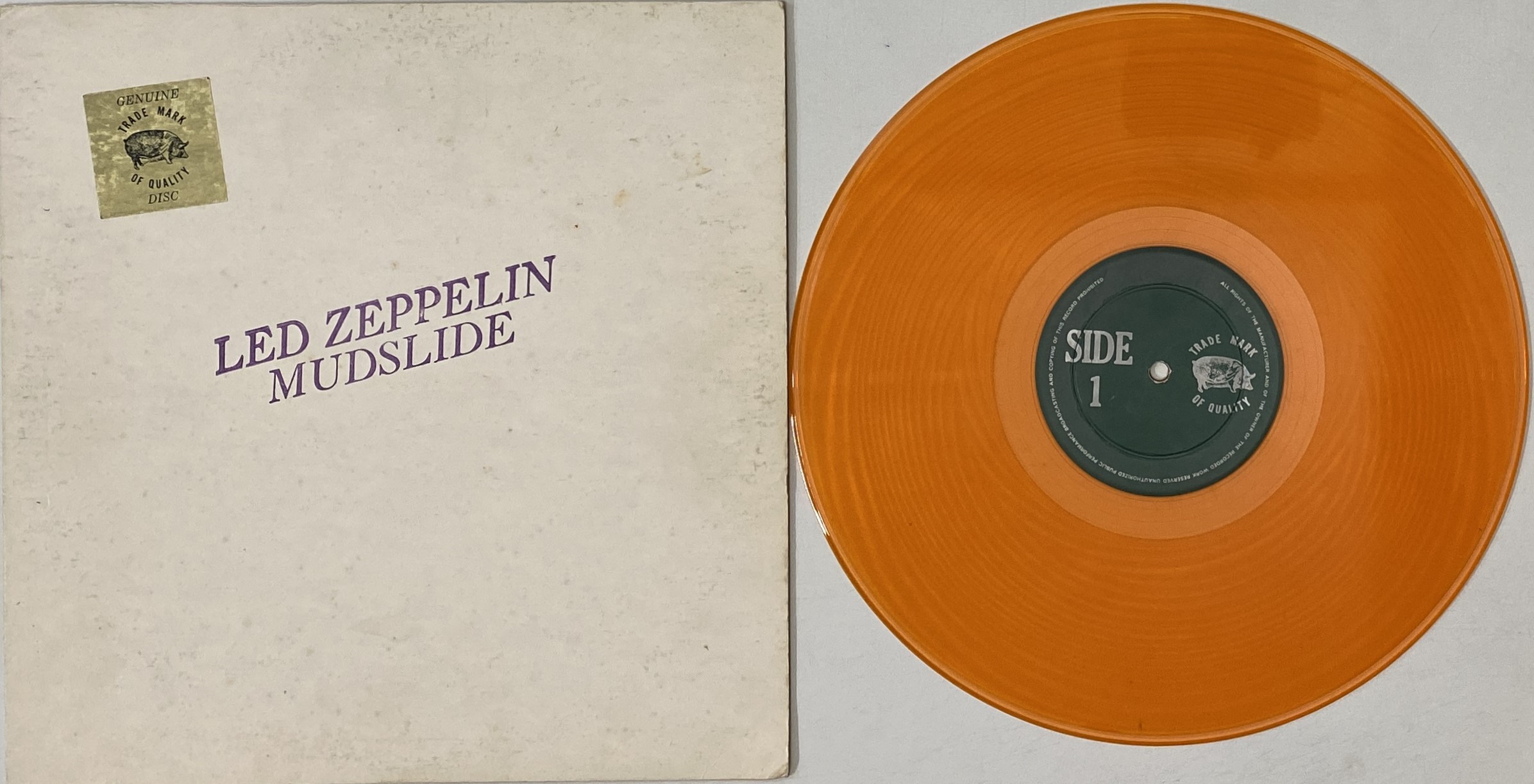 LED ZEPPELIN MUDSLIDE 5-406 LPレコード LED ZEPPELIN MUDSLIDE 5-406 LPレコード
