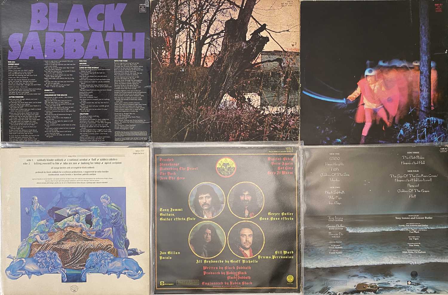 Lot 252 BLACK SABBATH LP PACK