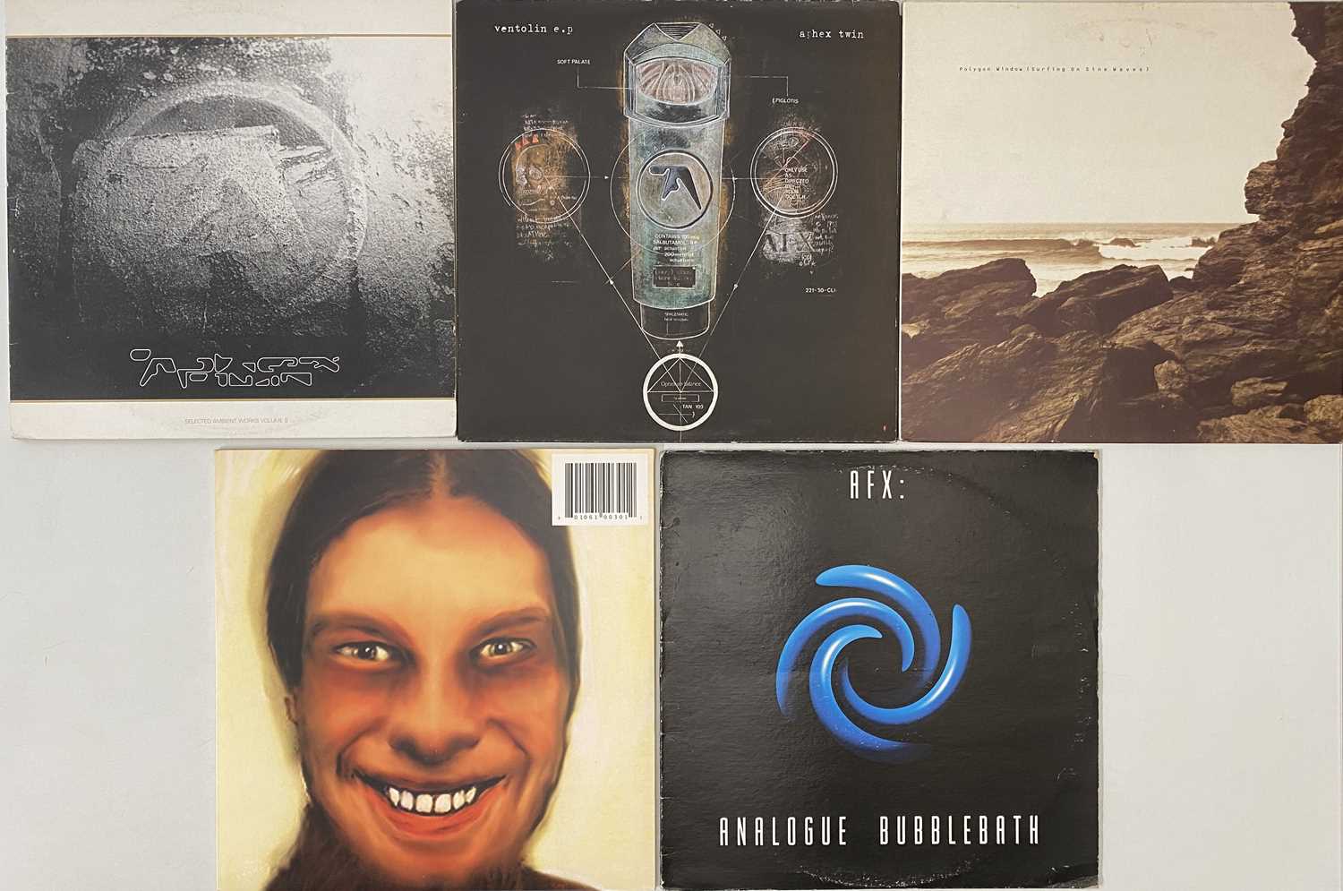 Lot 368 - APHEX TWIN AND RELATED - LP/ 12" PACK