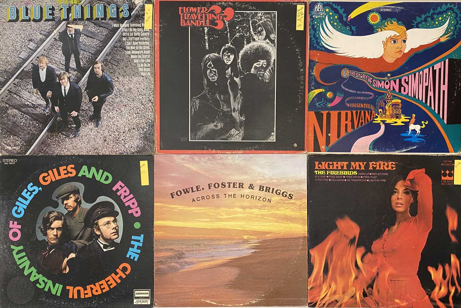 Lot 259 - US / NORTH AMERICAN (PRESSING) - PSYCH / PROG / GARAGE - LP RARITIES PACK