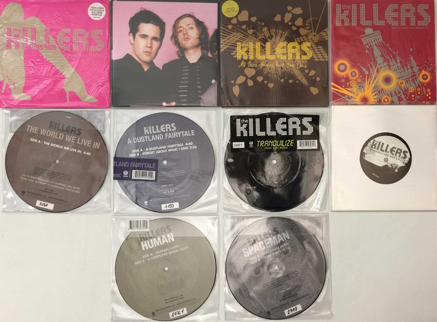 Lot 458 - THE KILLERS 7" COLLECTION