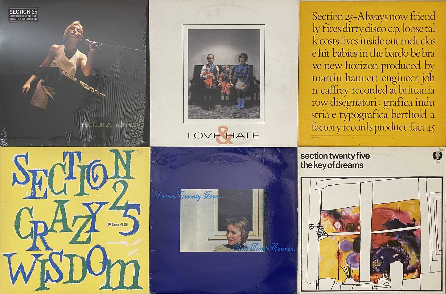 Lot 431 - SECTION 25 - LP/ 12"/ 7" PACK (FACTORY RECORDS/ INC SIGNED)