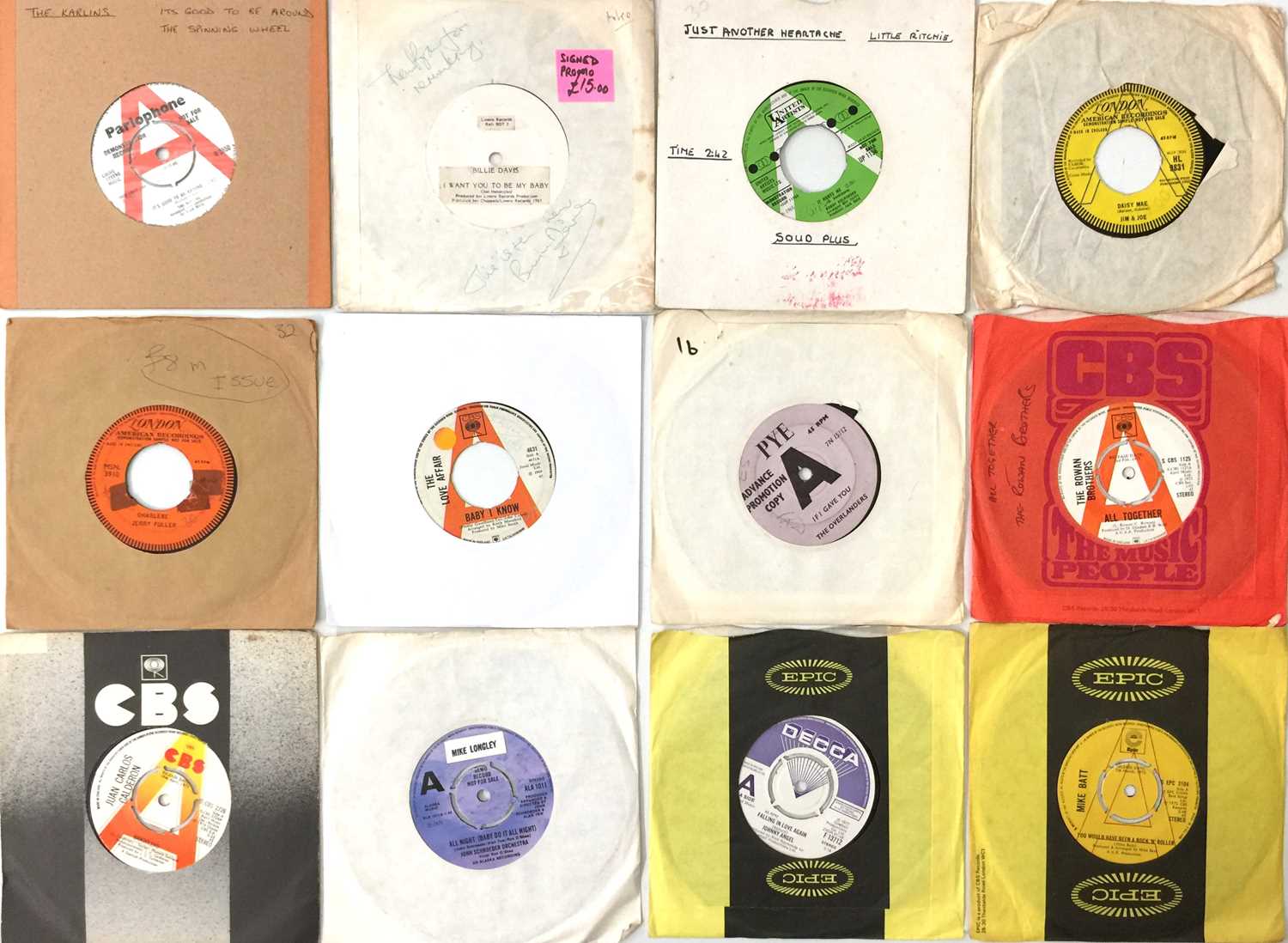 Lot 404 - 60S / 70S - 7" DEMOS