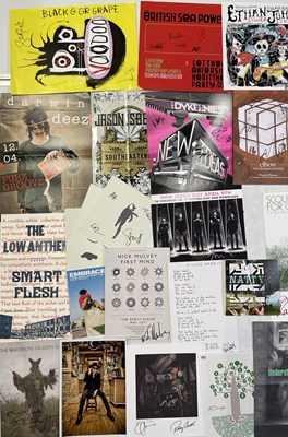 Lot 269 - 1990S/00S INDIE - LARGE COLLECTION OF SIGNED PROMO ITEMS INC BLACK GRAPE / RIDE.