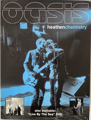 Lot 431 - SIGNED OASIS POSTER.