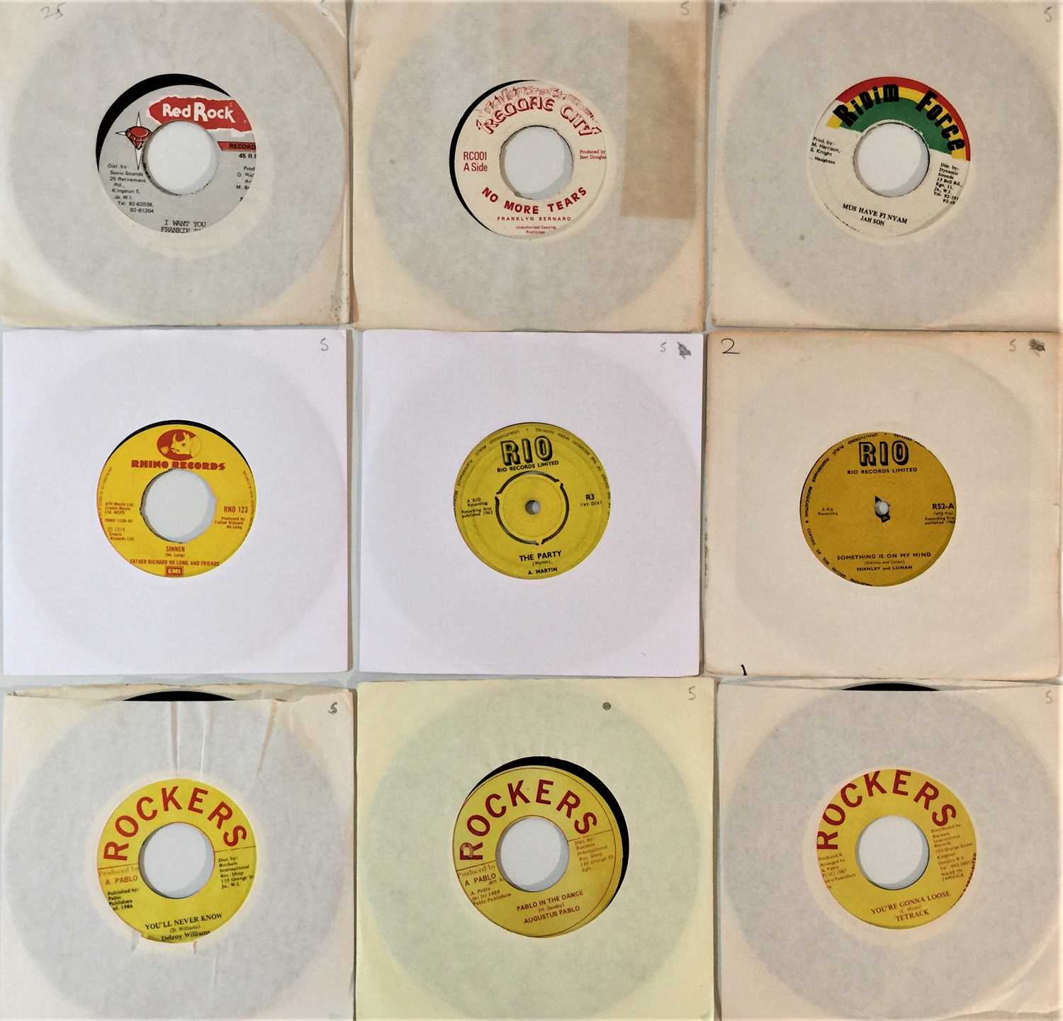 Lot 283 - REGGAE LABEL 7'' PART 1 - LETTER R'