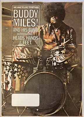 Lot 307 - BOB DYLAN / BUDDY MILES POSTERS.