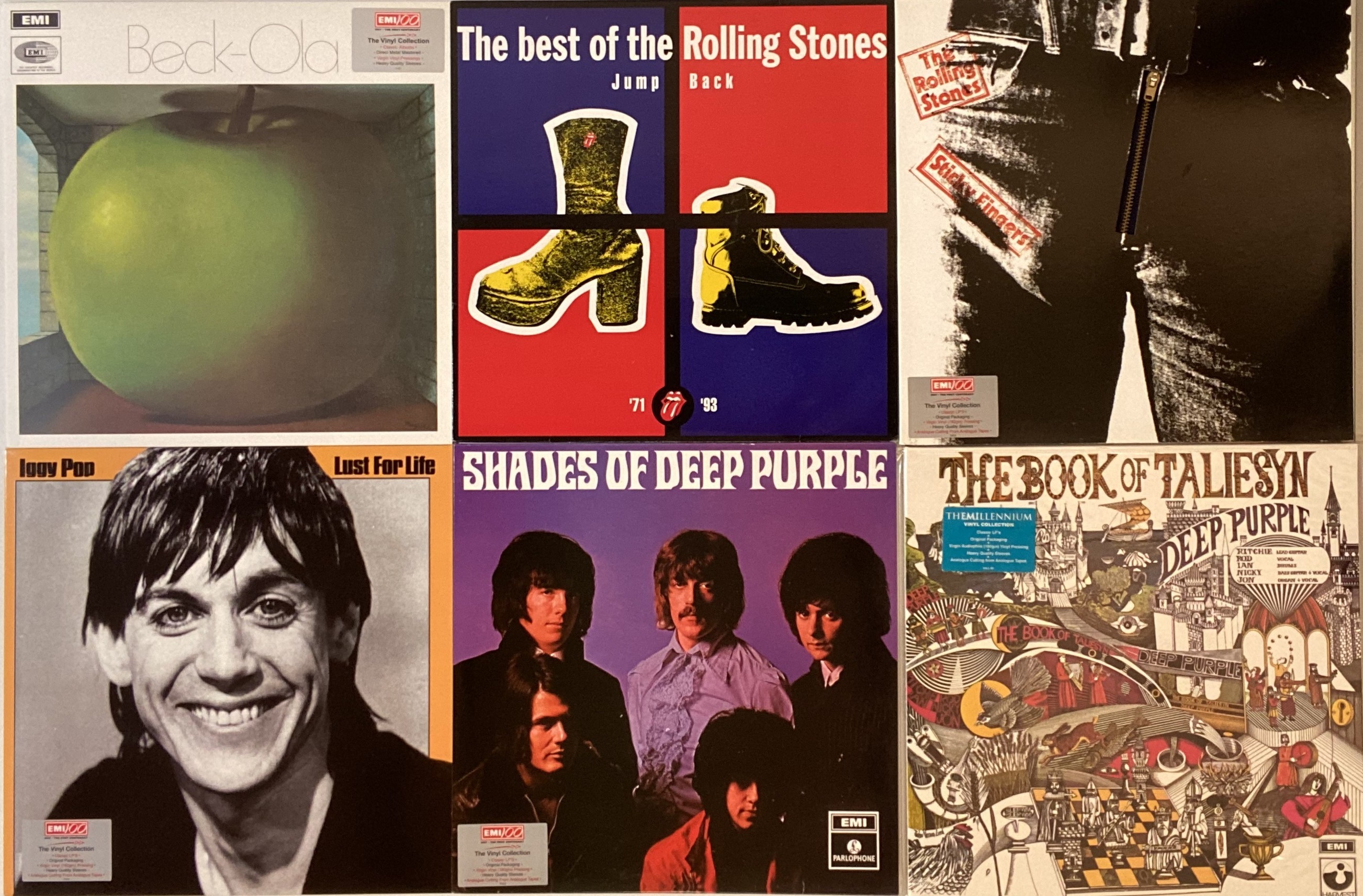 Lot 115 - CLASSIC ROCK LPs (EMI 100/90s PRESSINGS)