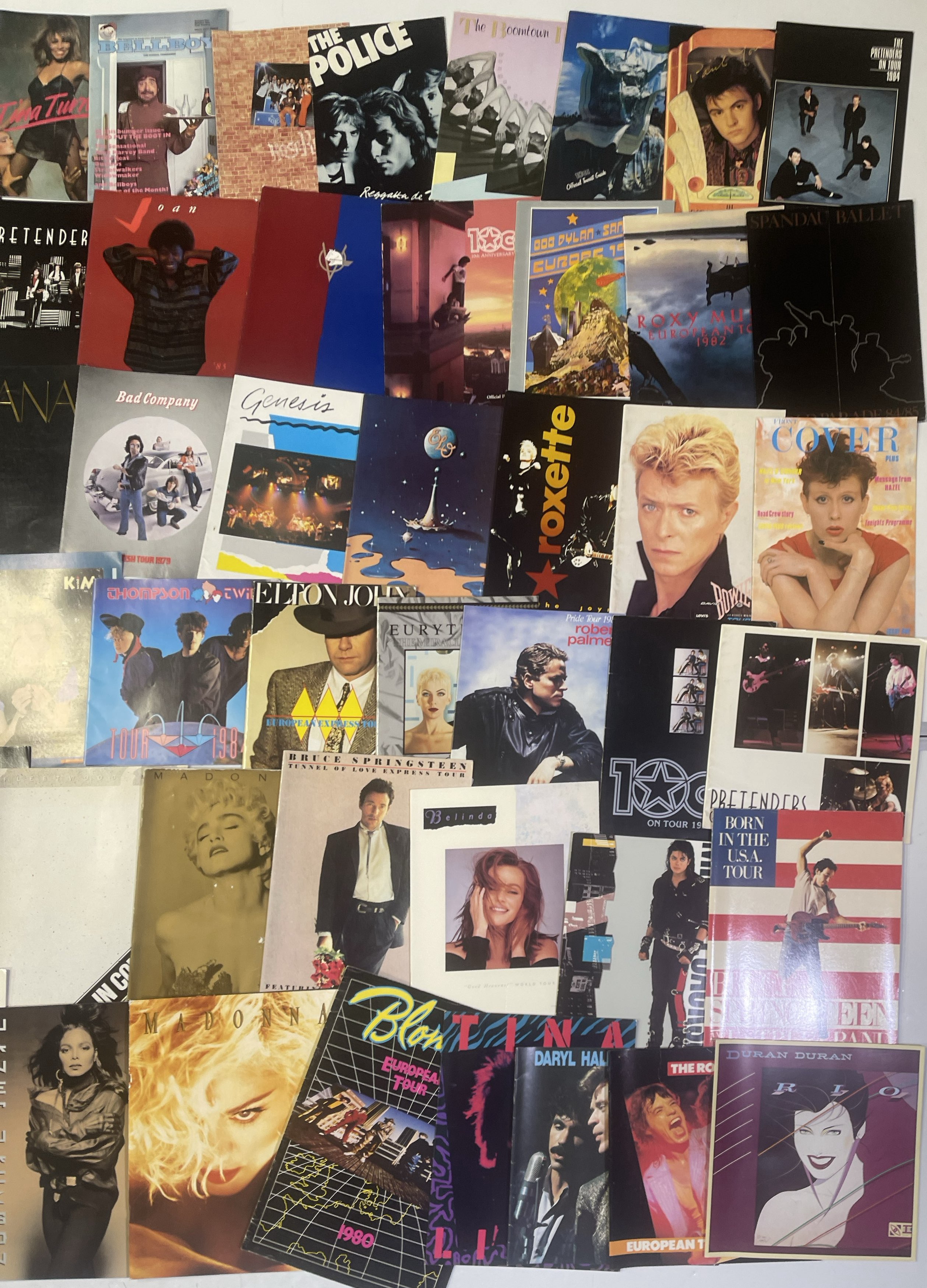 Lot 109 - LARGE COLLECTION OF C 1970S/80S TOUR AND