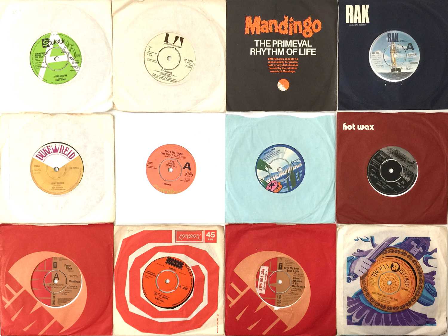 Lot 150 - MIXED PACK OF UK ORIGINAL SOUL / REGGAE DEMOS & ISSUES