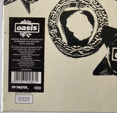 Lot 125 - OASIS - OASIS (2009 LP BOX SET  - RKIDBOX 58 - NUMBER 0322)