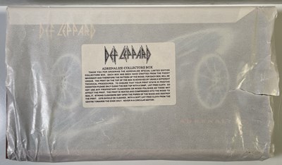 Lot 272 - LIMITED EDITION DEF LEPPARD ADRENALIZE FAN CLUB ITEMS IN SIGNED LITHO.