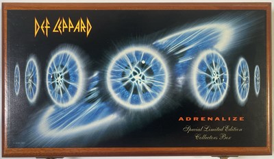 Lot 272 - LIMITED EDITION DEF LEPPARD ADRENALIZE FAN CLUB ITEMS IN SIGNED LITHO.