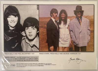 Lot 181 - THE BEATLES - SIGNED PRINTS INC MAY PANG.