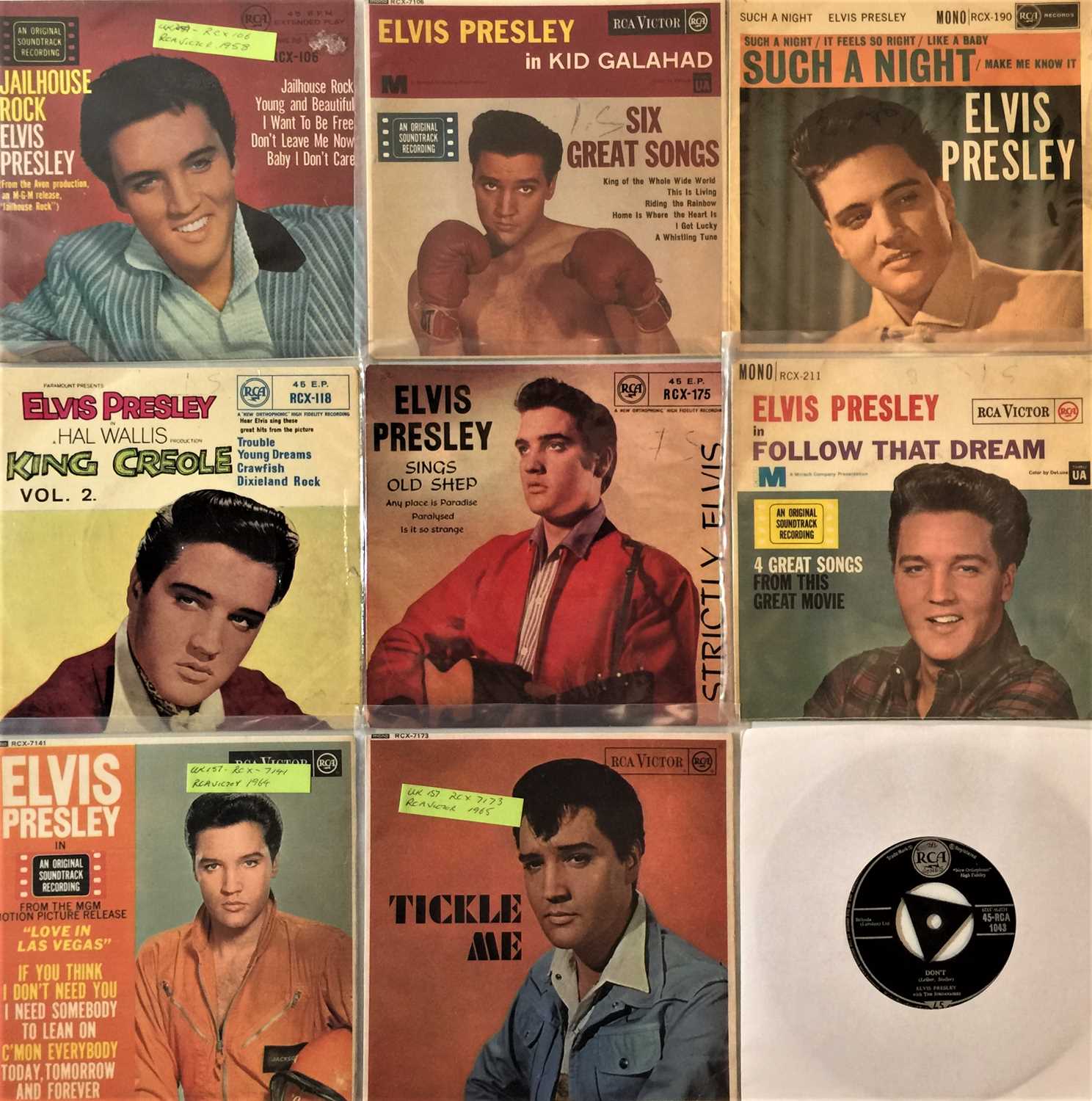 Lot 846 - ELVIS PRESLEY - 7" COLLECTION