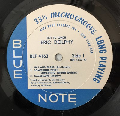Lot 44 - ERIC DOLPHY - OUT TO LUNCH LP (US MONO ORIGINAL - BLUE NOTE - BLP BLP 4163)
