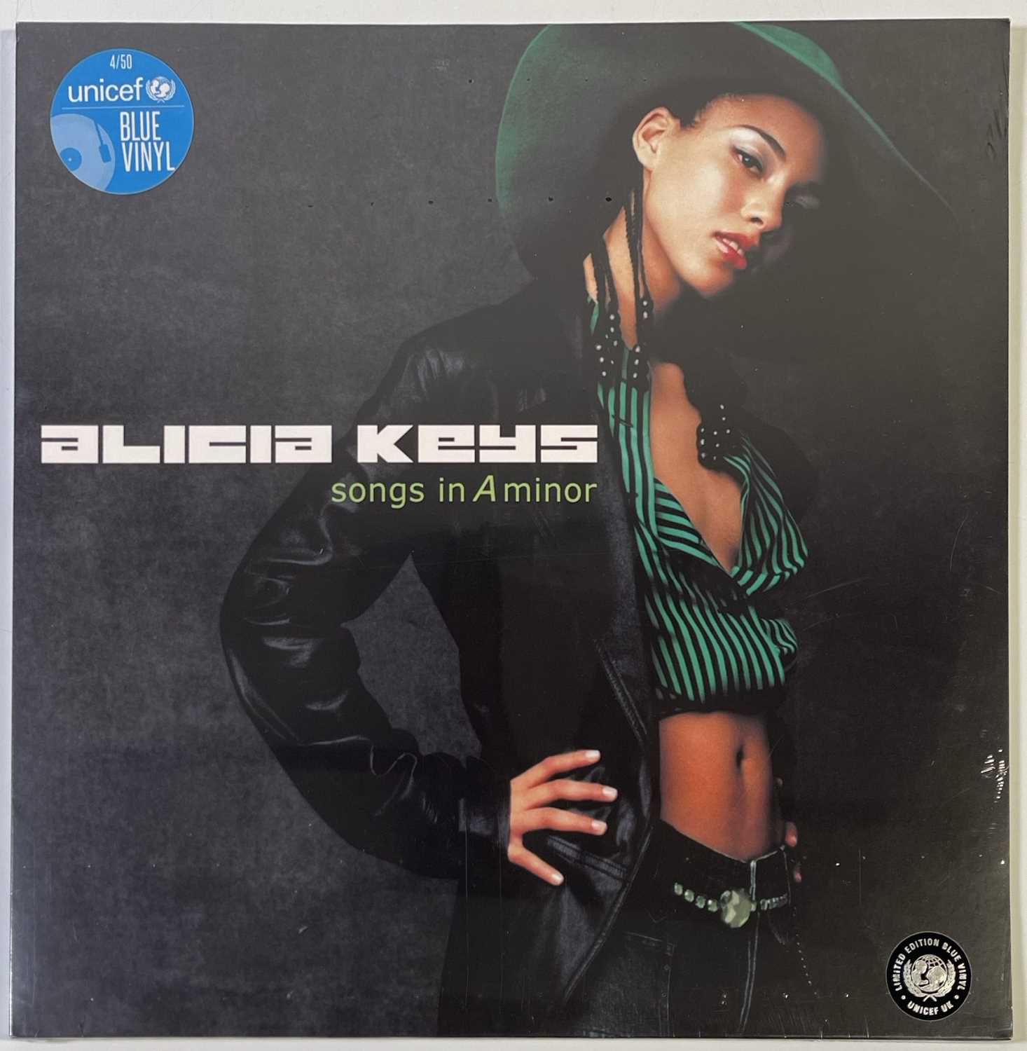 Lot 569 - ALICIA KEYS - SONGS IN A MINOR LP (LIMITED/ UNICEF BLUE VINYL - NEW & SEALED - 19075912121)