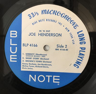 Lot 53 - JOE HENDERSON - IN 'N OUT LP (US MONO OG -
