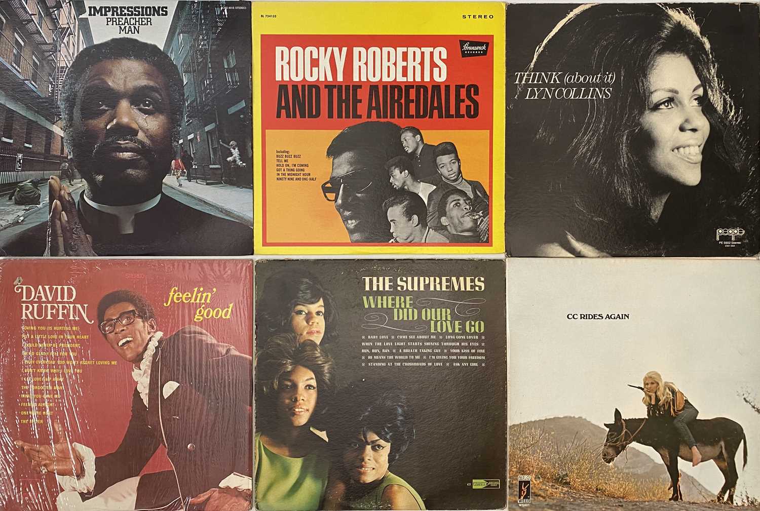 Lot 214 - 60S AND 70S US SOUL AND FUNK LP COLLECTION