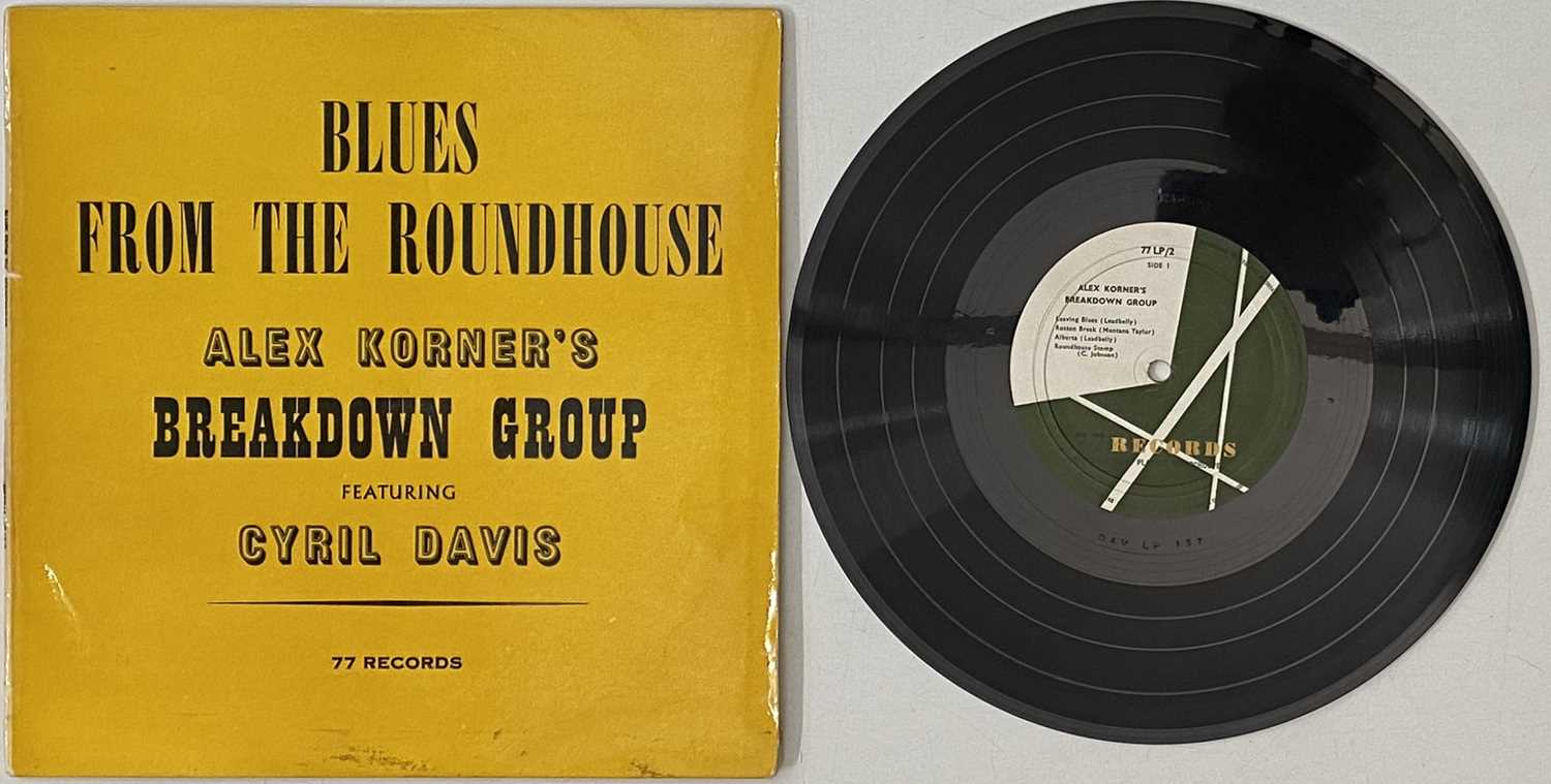 Lot 85 - ALEX KORNER'S BREAKDOWN GROUP FEATURING CYRIL DAVIS - BLUES FROM THE ROUNDHOUSE 10" (77 LP/2)