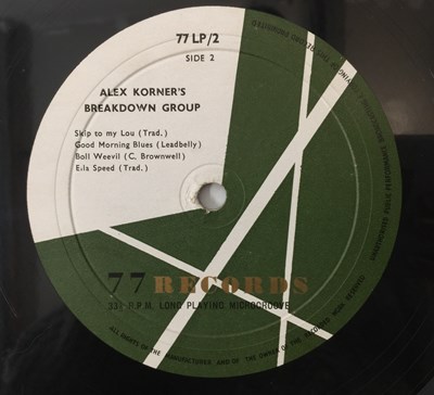 Lot 85 - ALEX KORNER'S BREAKDOWN GROUP FEATURING CYRIL DAVIS - BLUES FROM THE ROUNDHOUSE 10" (77 LP/2)