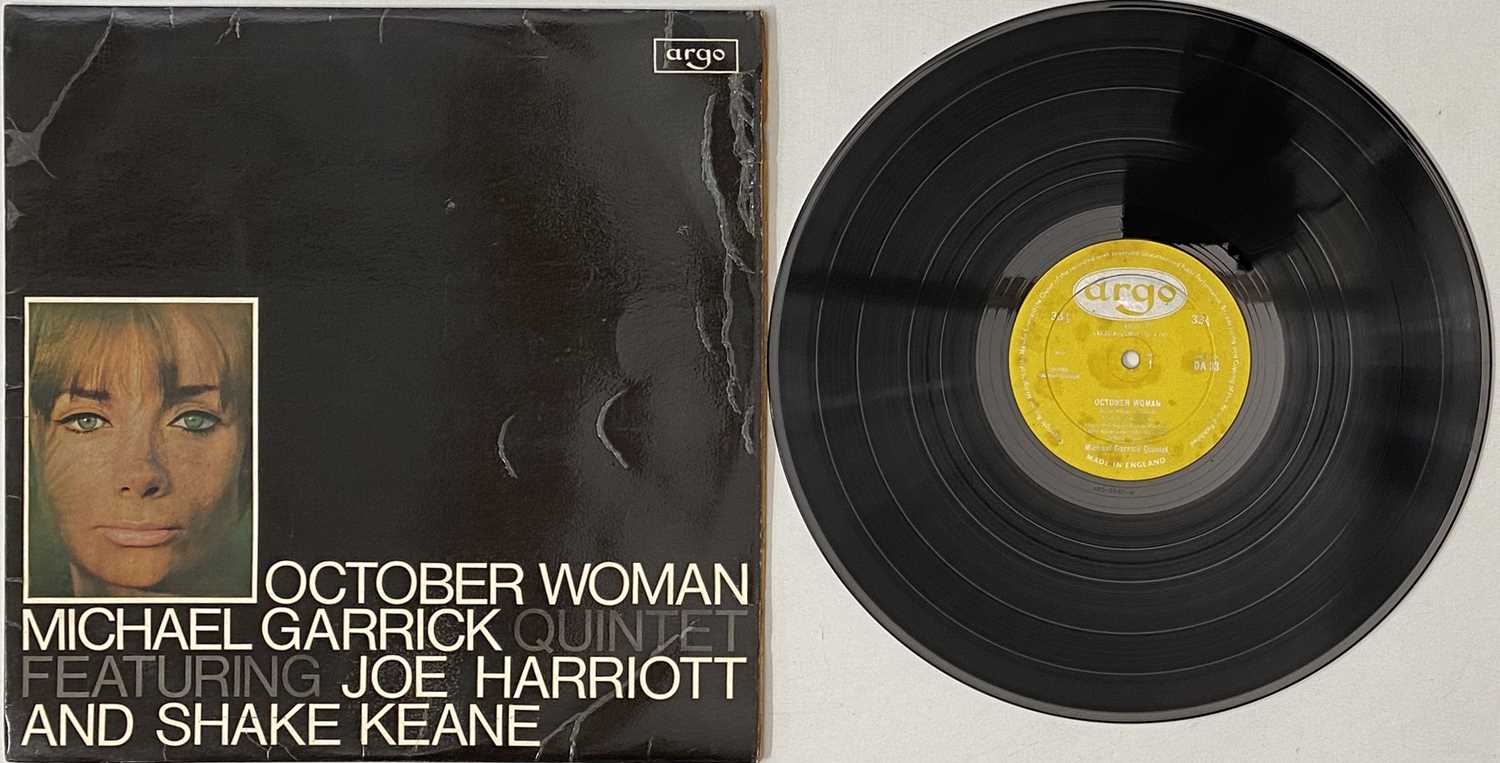 Lot 96 - MICHAEL GARRICK QUINTET FEAT HARRIOTT & KEANE - OCTOBER WOMAN LP (UK ORIGINAL - ZDA 33)