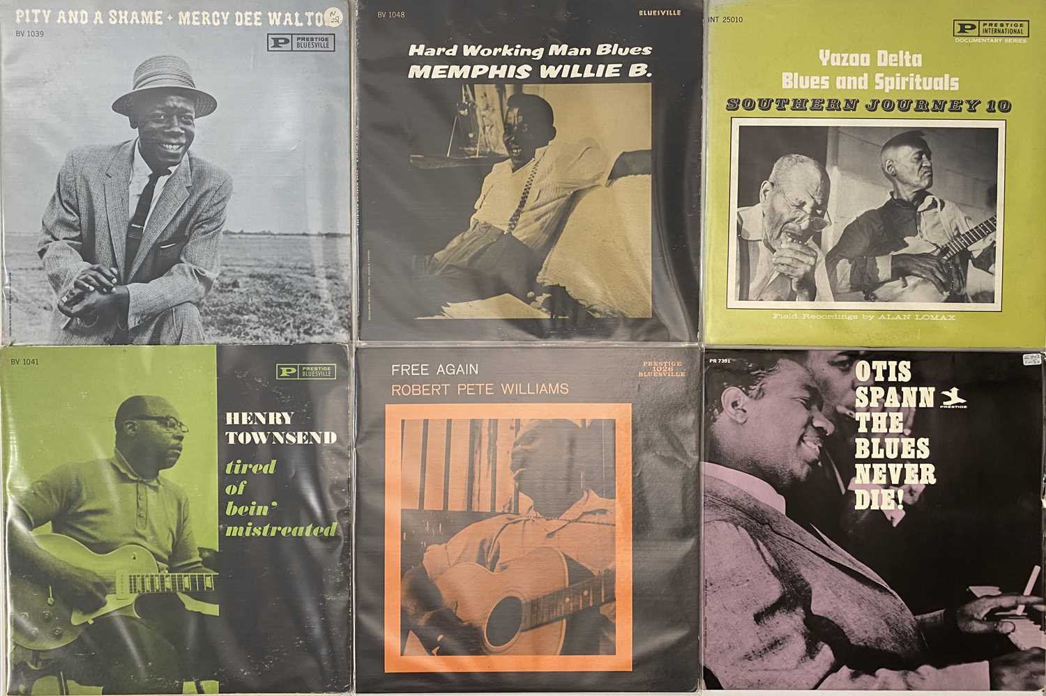 Lot 312 - PRESTIGE BLUESVILLE US LP COLLECTION.