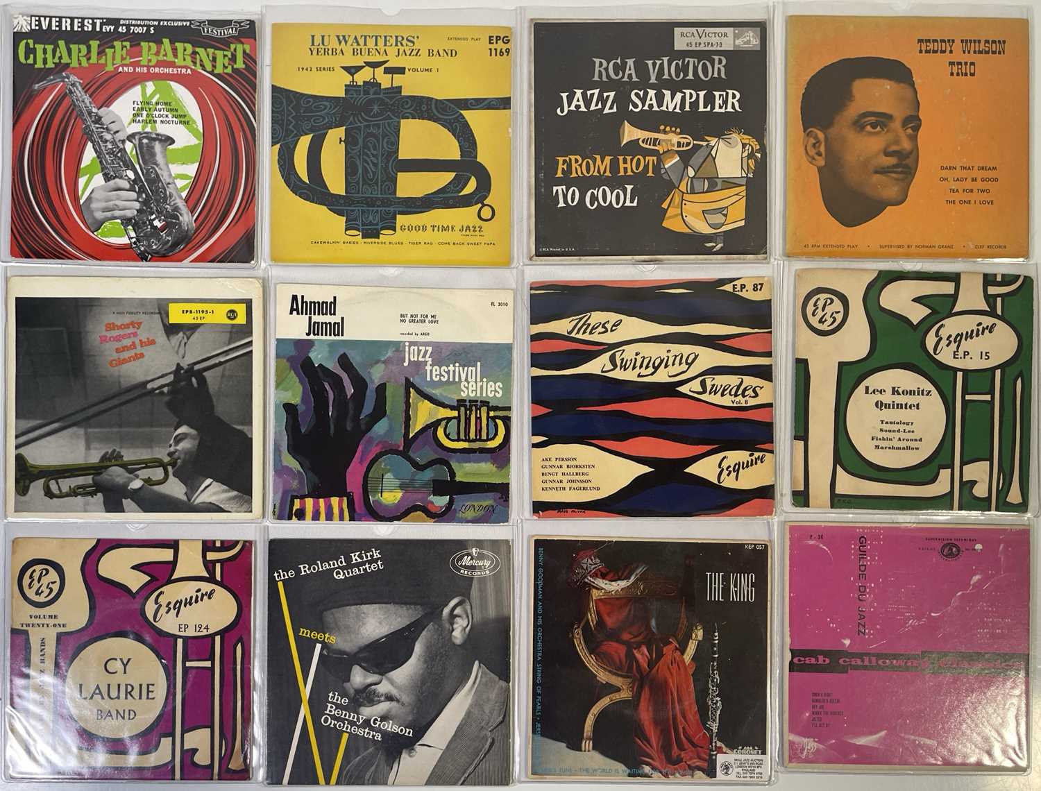 Lot 338 - JAZZ 7" EP COLLECTION