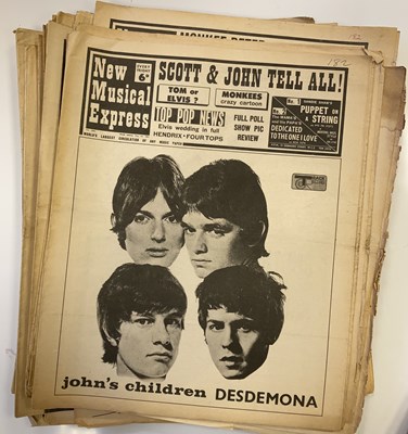 Lot 63 - 1967 FULL SET OF NME MAGAZINES.