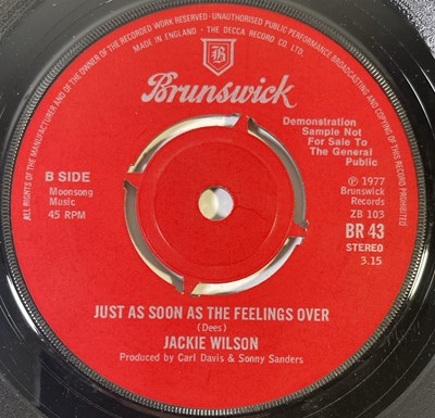 Lot 393 - JACKIE WILSON 7" UK DEMO - IT ONLY HAPPENS WHEN I LOOK AT YOU