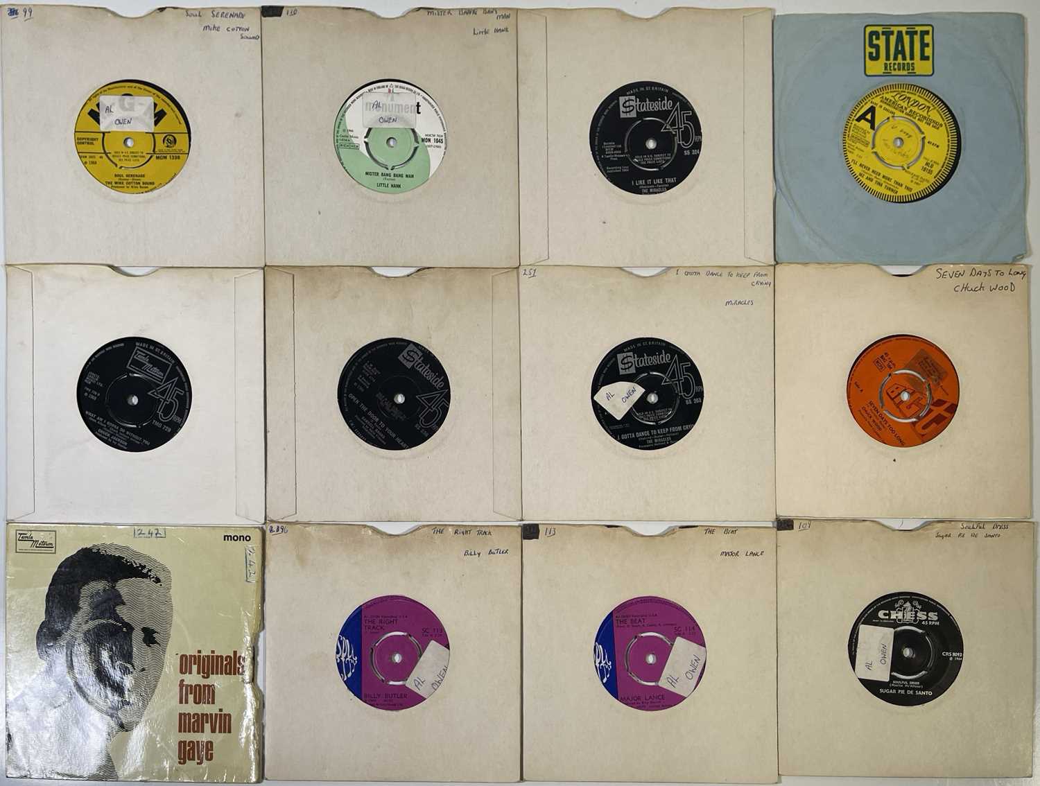 Lot 398 - UK 7" SOUL PACK INC RARITIES