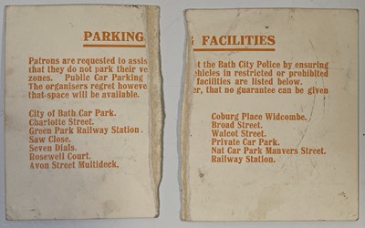 Lot 151 - BATH FESTIVAL 1969 - ORIGINAL TICKET AND PROGRAMME.
