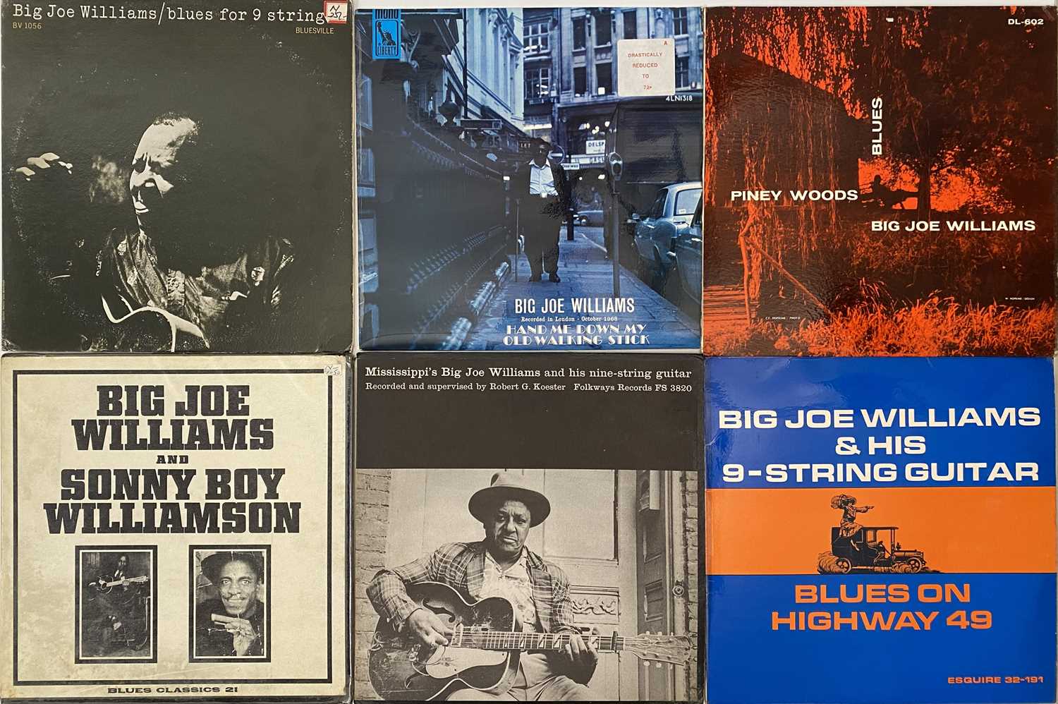Lot 372 - BIG JOE WILLIAMS - LP COLLECTION