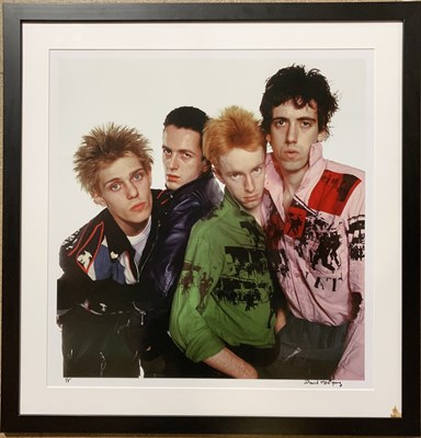 Lot 254 - THE CLASH - DAVID MONTGOMERY SIGNED PHOTOGRAPH.