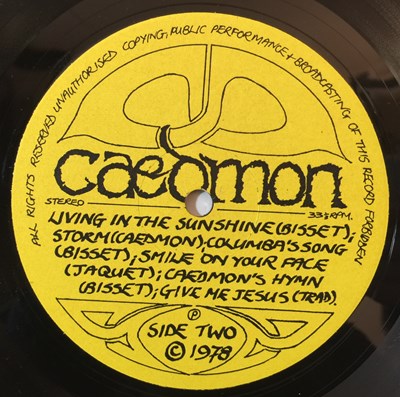 Lot 132 - CAEDMON - CAEDMON LP (ORIGINAL SELF-RELEASED PRESSING - SSR 001)