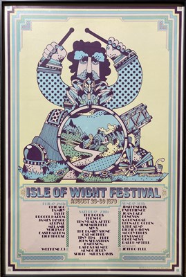 Lot 313 - ISLE OF WIGHT FESTIVAL 1970 POSTER.